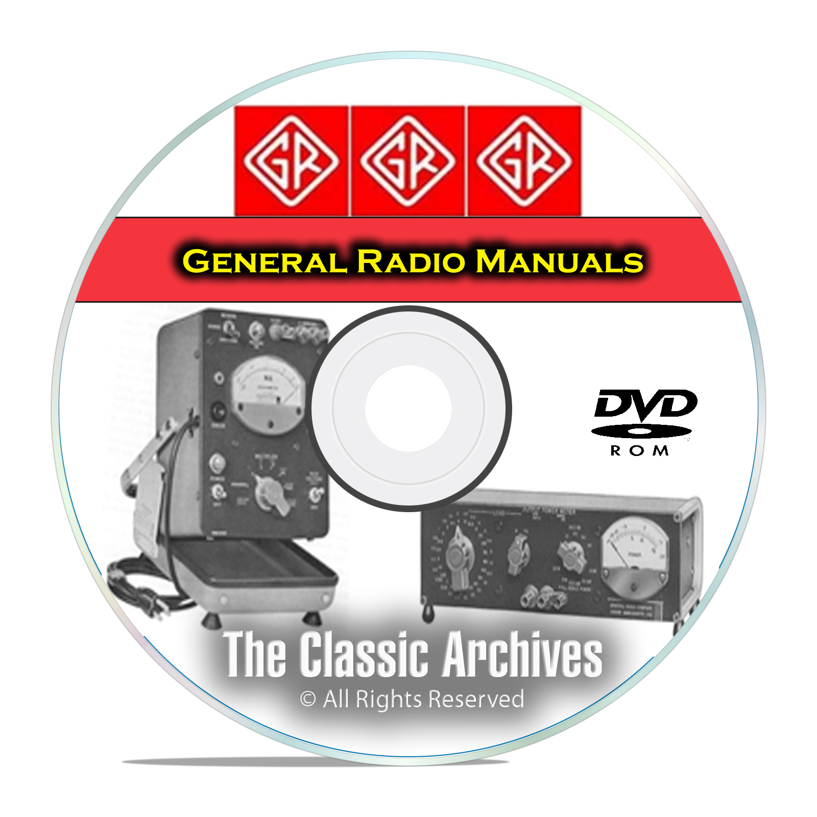 General Radio Service, Maintenance, & Operating Manuals, 341 in Total DVD
