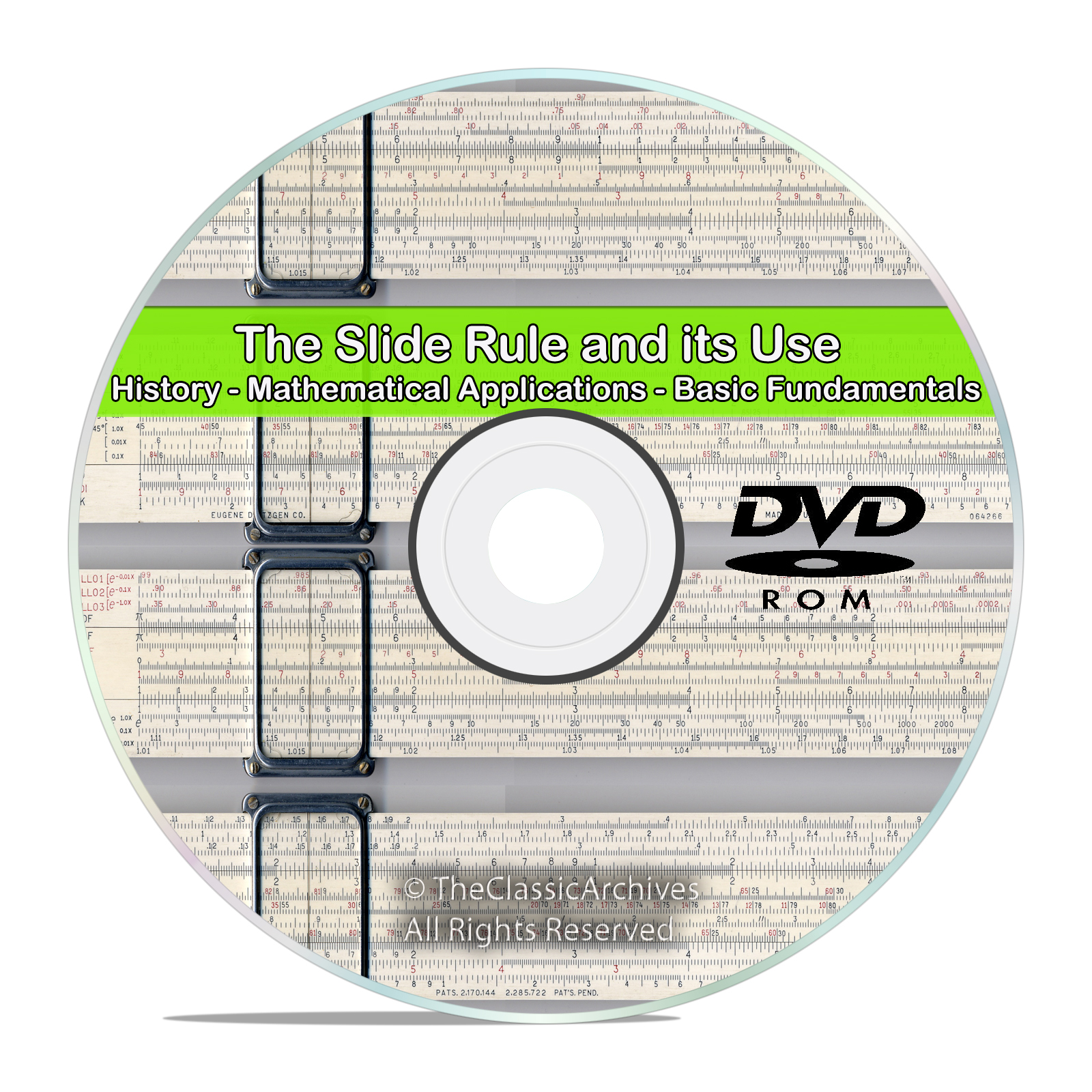 Slide Rule Machinist Arithmetic Mathematics Workshop Drawings Guides DVD - Click Image to Close