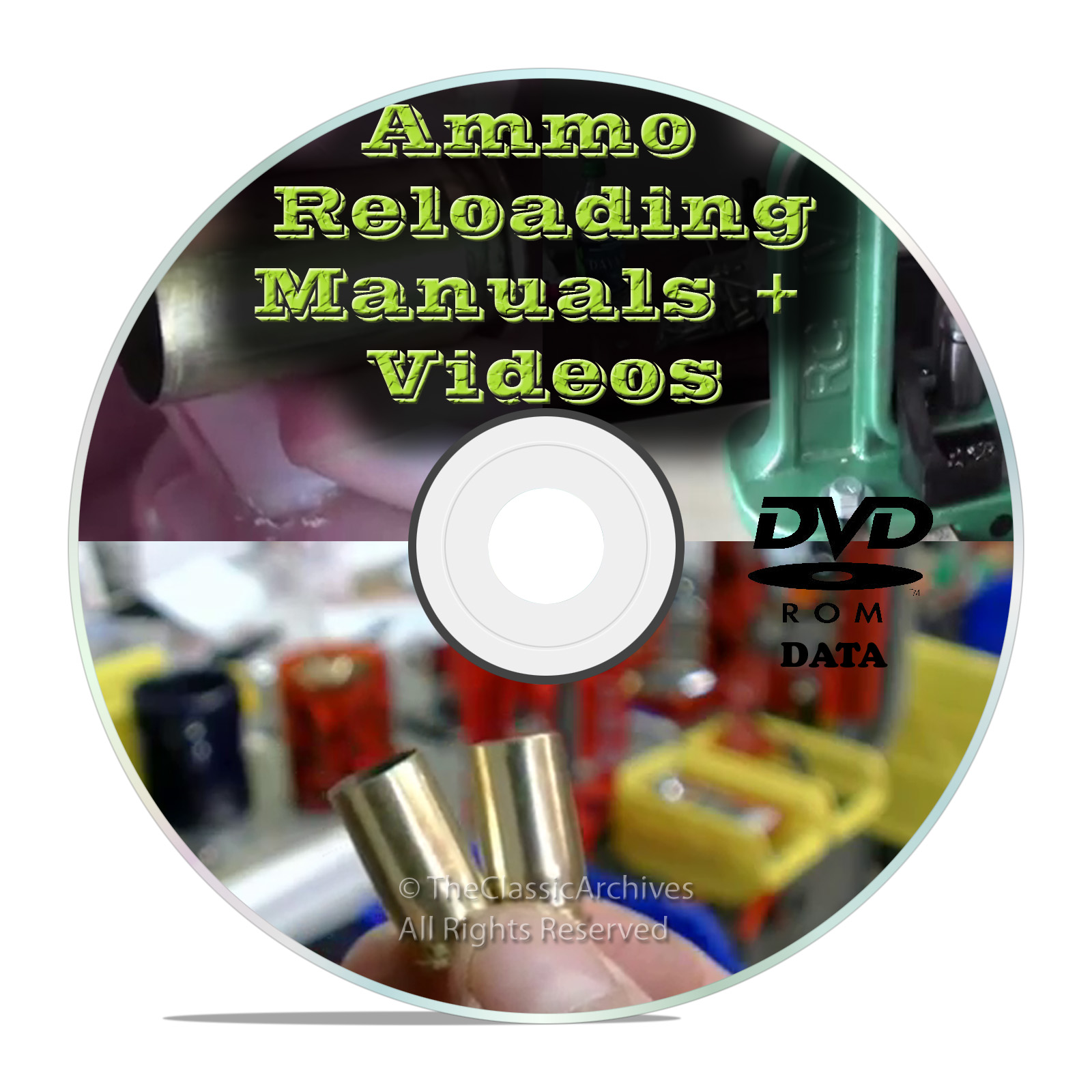 Ammunition Reloading Manuals, Learn to Reload Ammo on DVD- Snail Mail