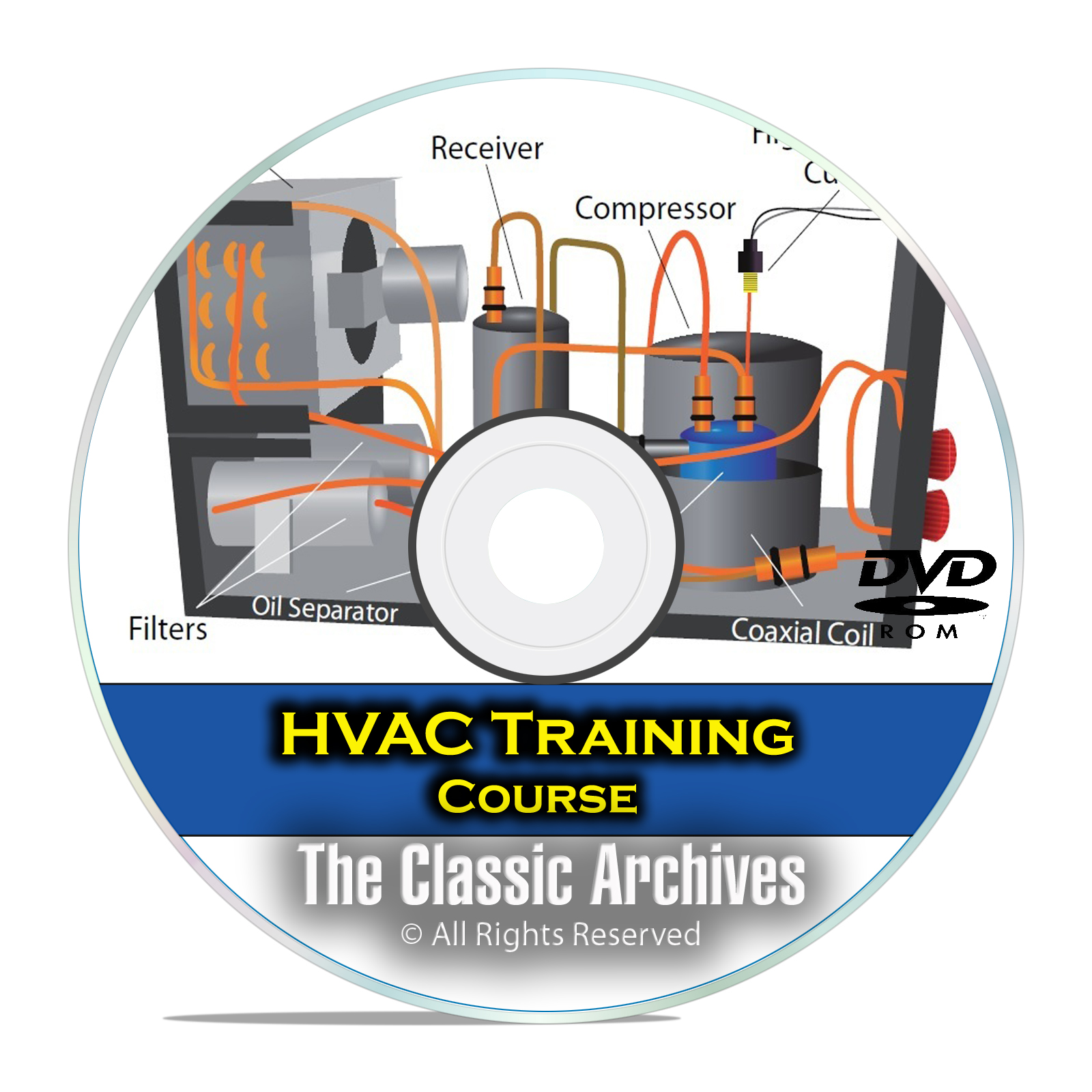 HVAC Journeyman Training Course, Heating Air Conditioning Technician DVD