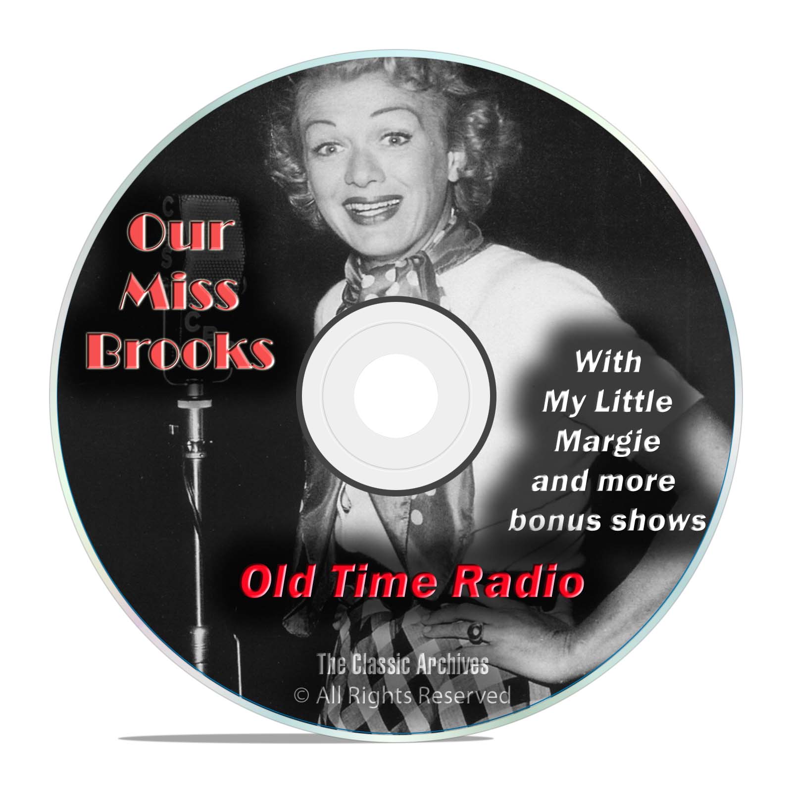 Our Miss Brooks, 971 Comedy Sitcom Old Time Radio Shows, OTR, DVD