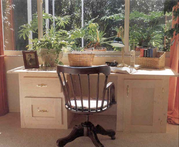 Executive Desk, Wood Furniture Plans, IMMEDIATE DOWNLOAD