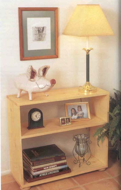 Small Bookcase, Wood Furniture Plans, IMMEDIATE DOWNLOAD