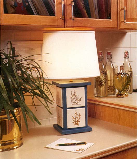 Tiled Lamp, Wood Furniture Plans, IMMEDIATE DOWNLOAD - Click Image to Close