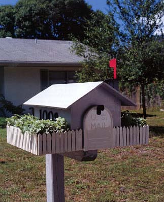 Cottage Mailbox, Outdoor Wood Plans, IMMEDIATE DOWNLOAD - Click Image to Close