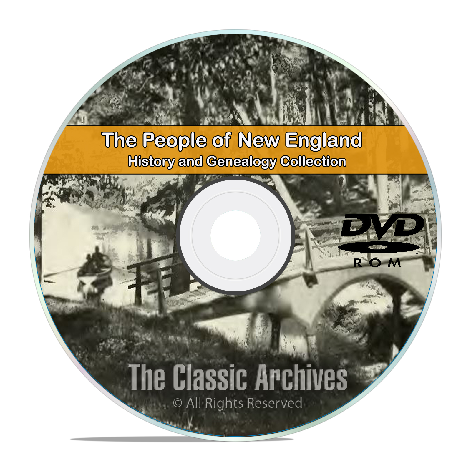 New England People, Cities and Towns, History and Genealogy 157 Books DVD