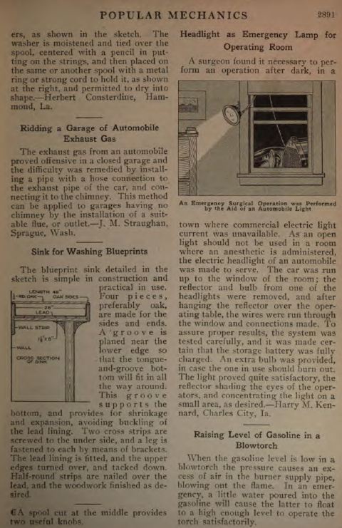 1912 Mission Bench Popular Mechanics