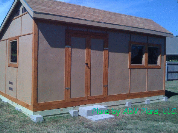 12x20 outdoor shed plan picture
