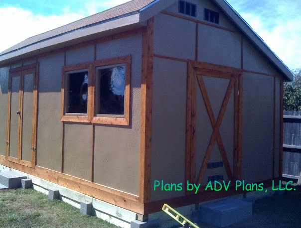 12x20 Saltbox Roof Shed Customer Pic Opp Corner
