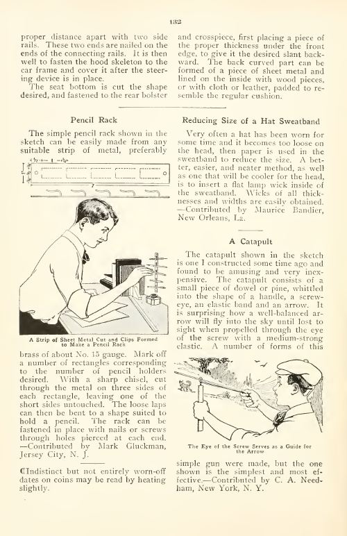the boy mechanic vintage books