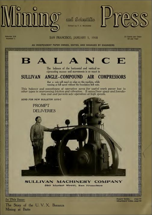 vintage mining press newspapers