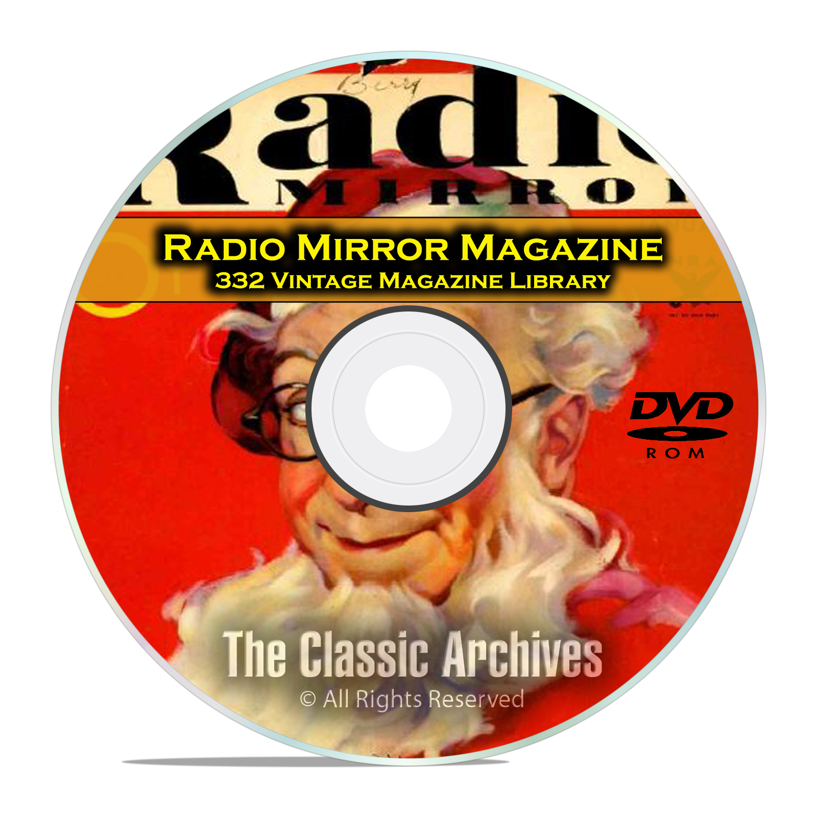 Radio Mirror, 332 Vintage Old Time Radio Magazine Collection in PDF on DVD
