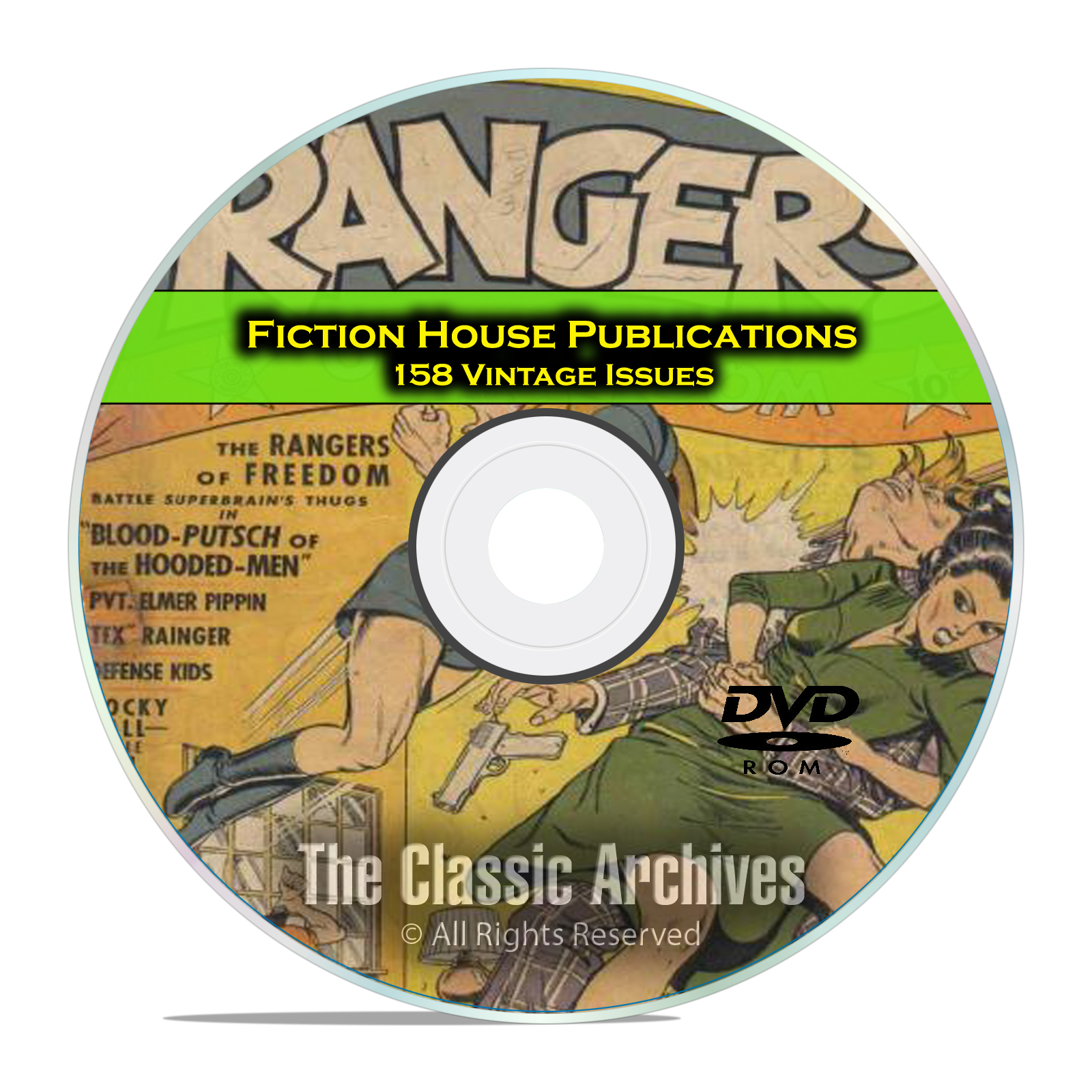 Rangers Comics, Cowgirl Romances, Sheena, 158 Issues, Golden Age Comics DVD - Click Image to Close