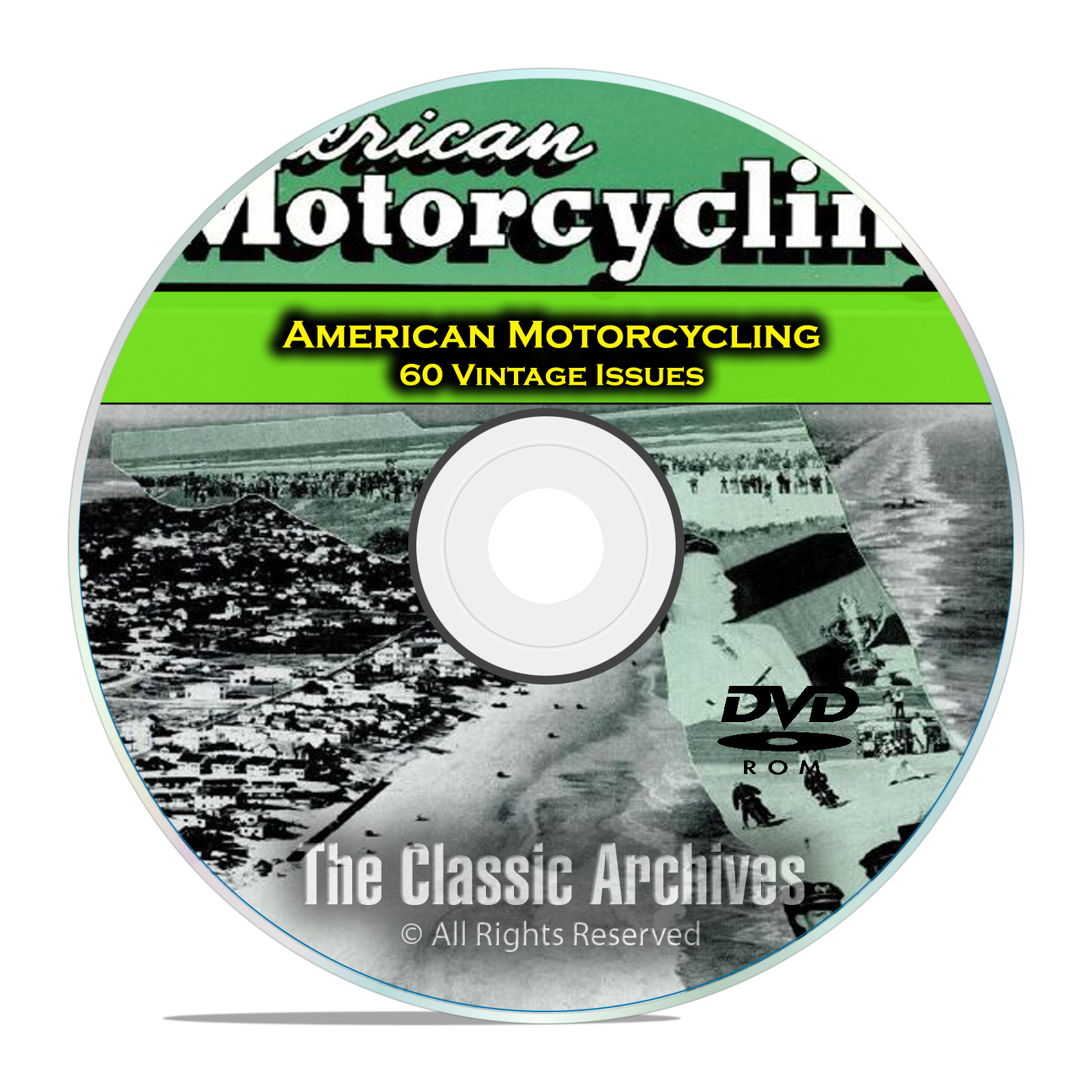 American Motorcycling Magazine, 60 Issues, 1955-1959, Americana History DVD