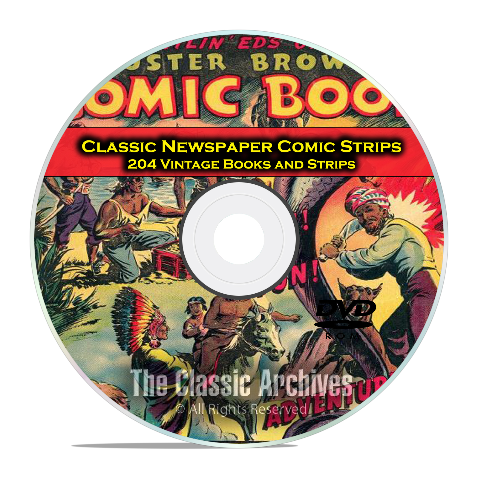 Classic Newspaper Comic Strips, Buster Brown, Nemo, Golden Age Comics DVD - Click Image to Close