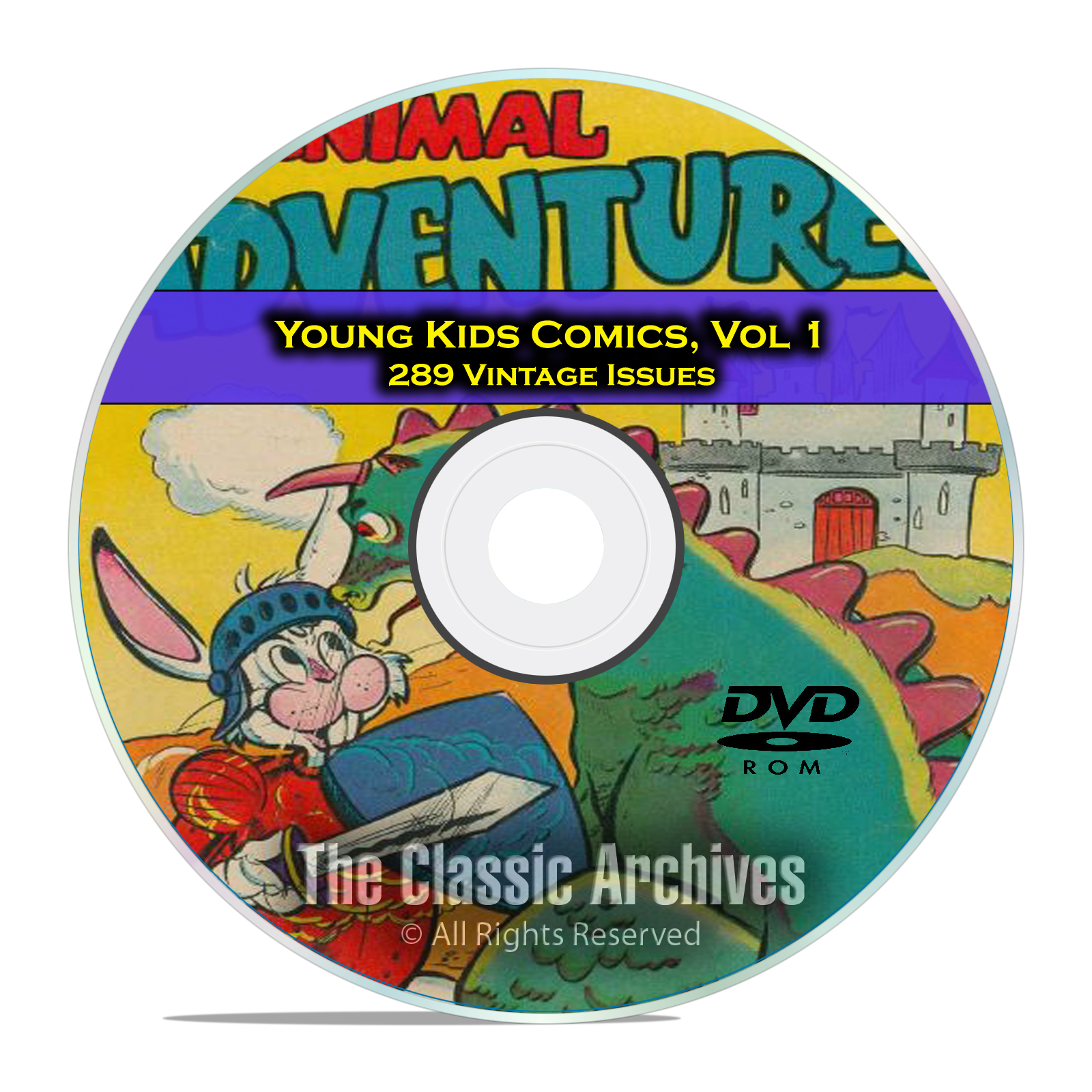 Young Kids Comics, Vol 1, Barnyard Comics Goofy Comics Happy Golden Age DVD