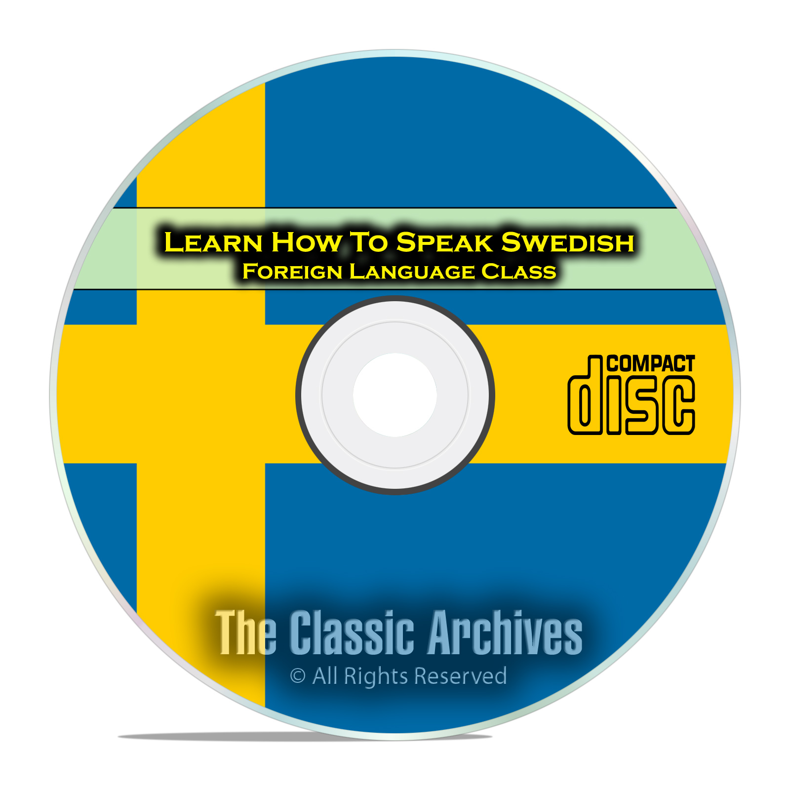 Learn How To Speak Swedish, Fast & Easy Foreign Language Training Course CD