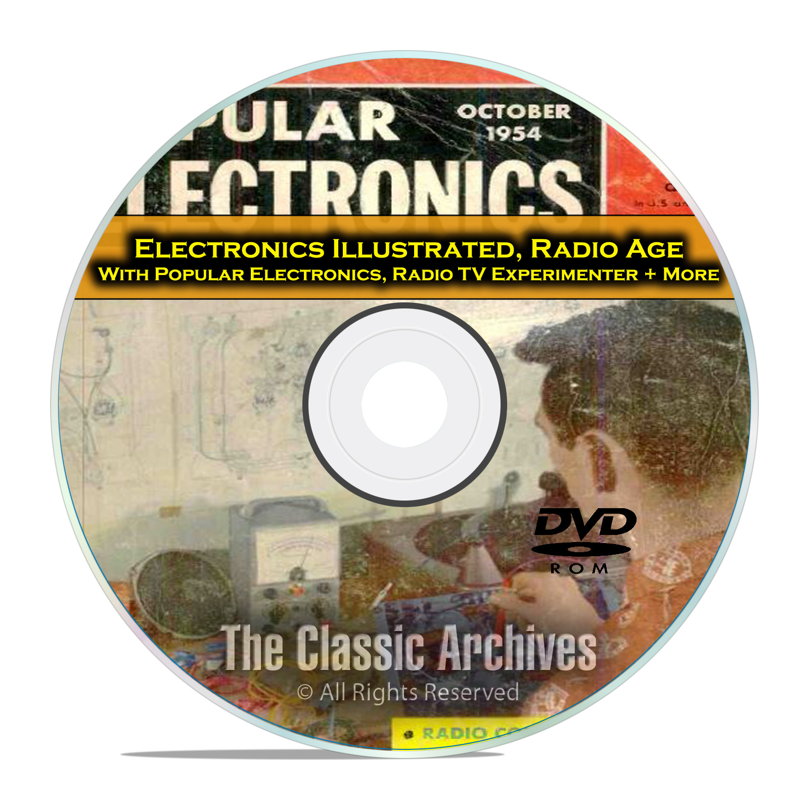 Electronics Illustrated Popular Electronics 378 Old Time Radio Magazine DVD