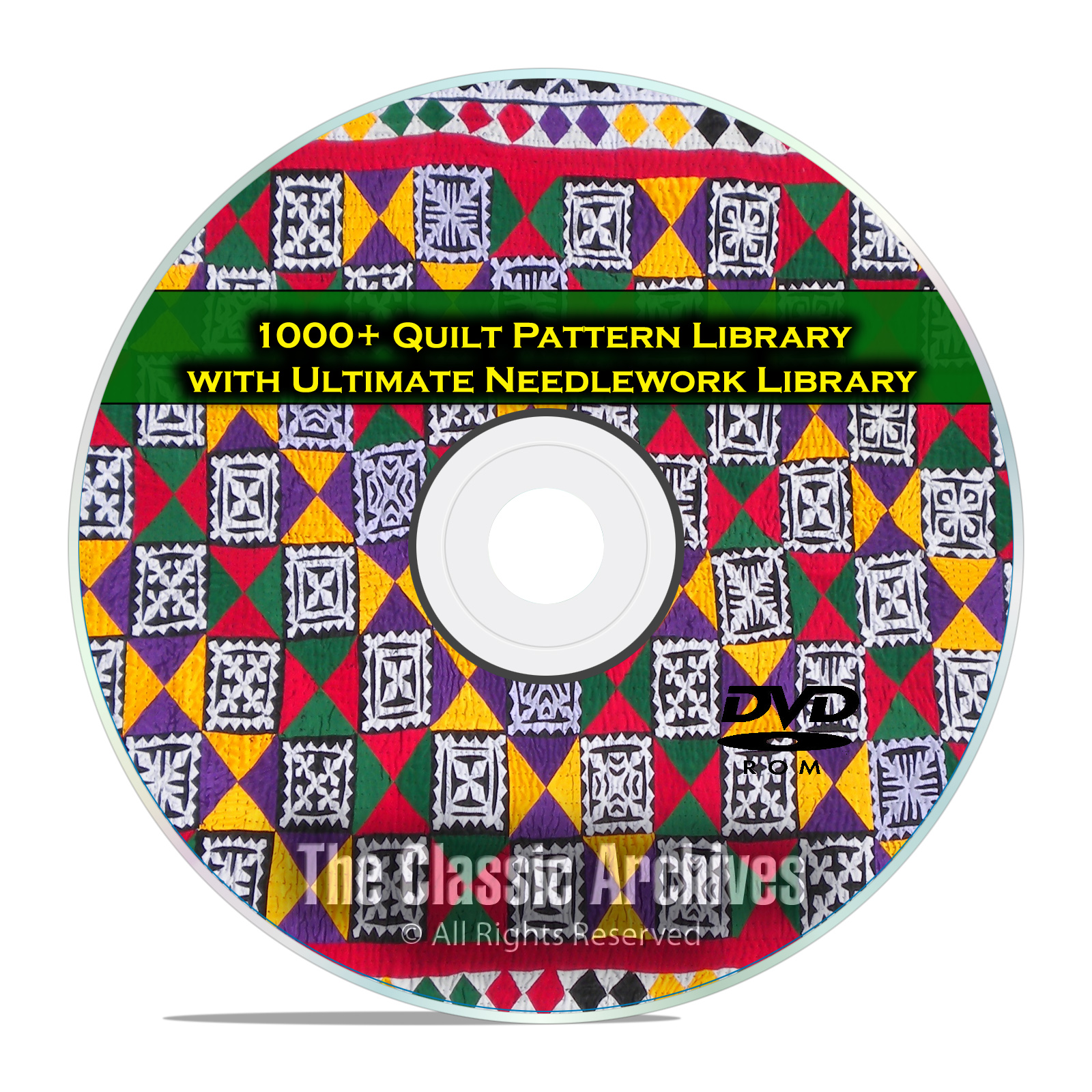 1000+ Quilt Pattern Library, Kansas City Star +110 Needlework Books PDF DVD