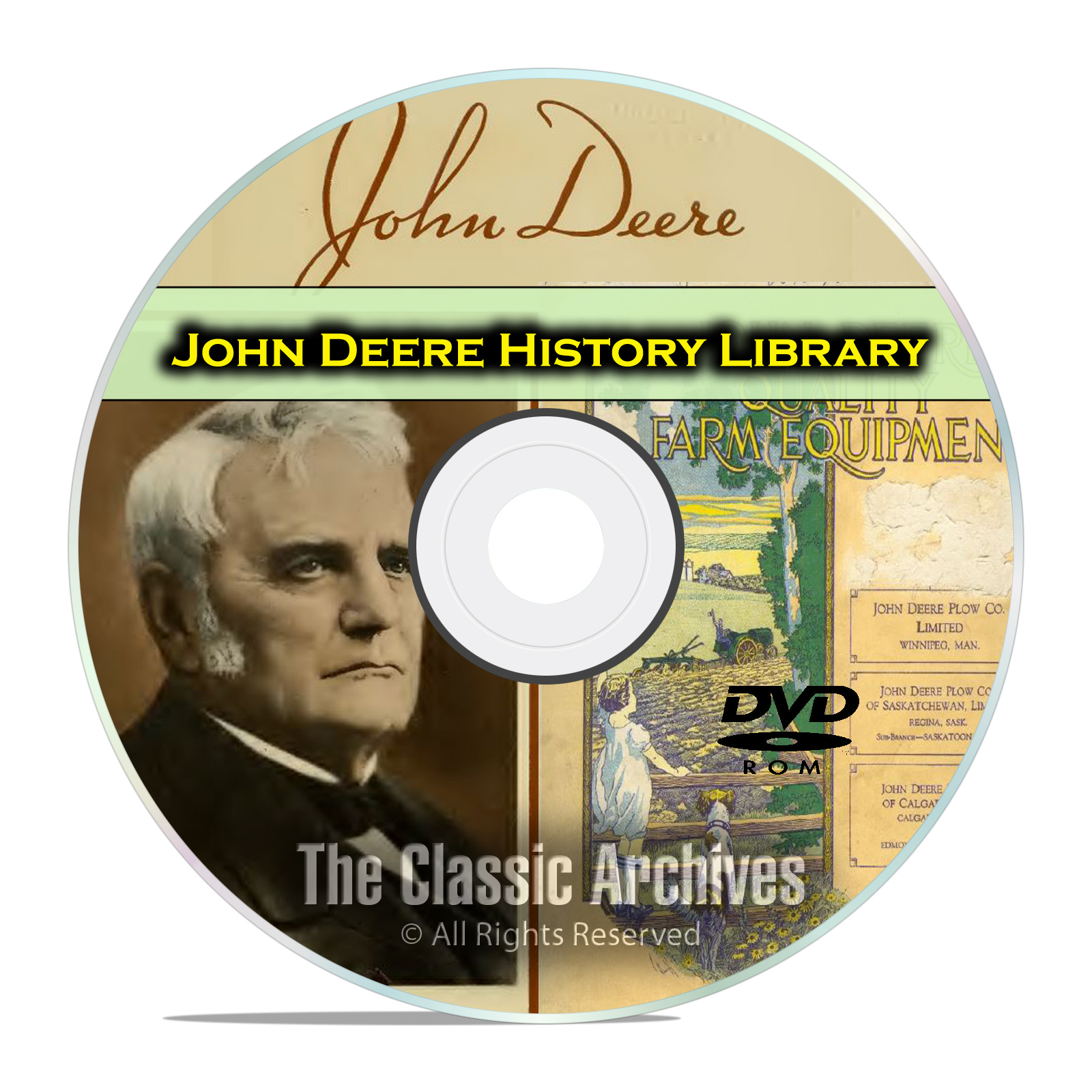 The History of John Deere, Farming, Plow Catalogs Antique Tractor Books DVD - Click Image to Close