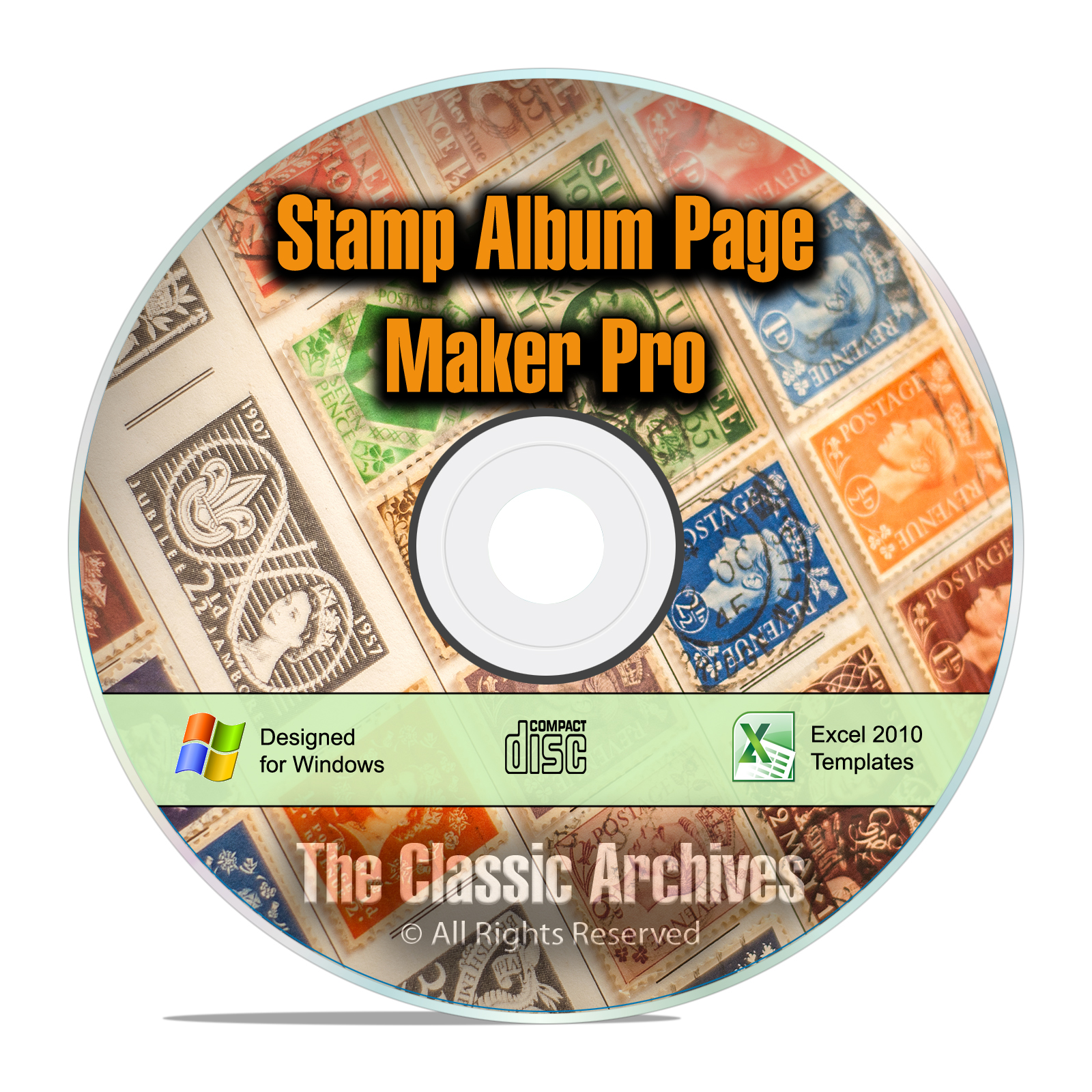 Stamp Album Page Maker Pro, Make Custom Printable Stamp Pages DOWNLOAD! - Click Image to Close