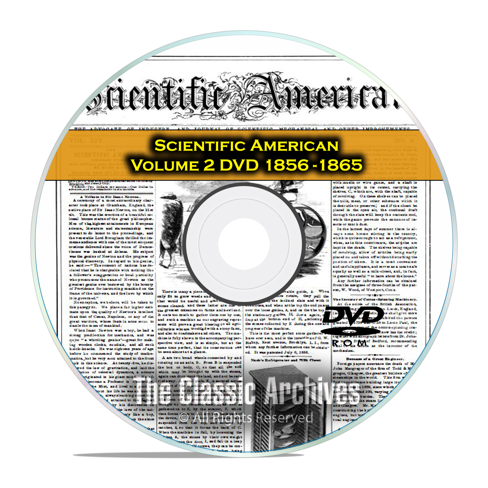 Scientific American, 484 Back Issues, 1856-1865, Vol 2, Inventions, PDF DVD - Click Image to Close