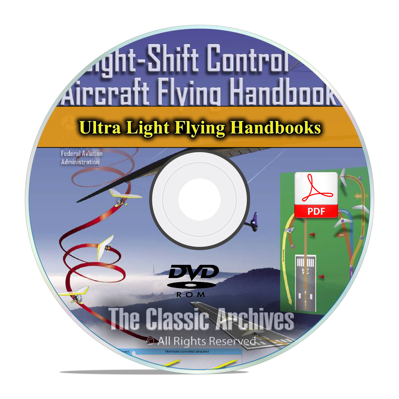 Ultralight Trike Aircraft Flying Handbook Hobby Airplanes Weight Control CD