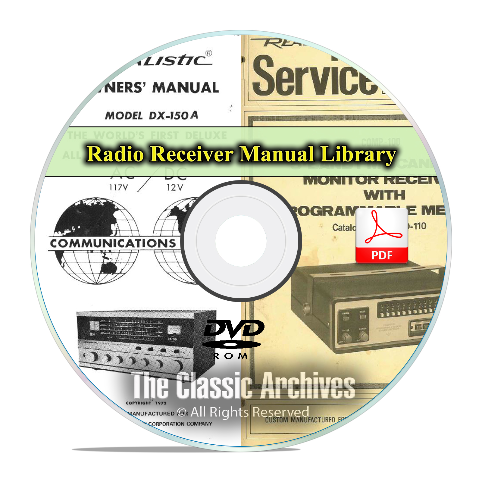 Vintage Radio Receiver, Transceiver, Scanner Manuals Schematics, Radio Shac