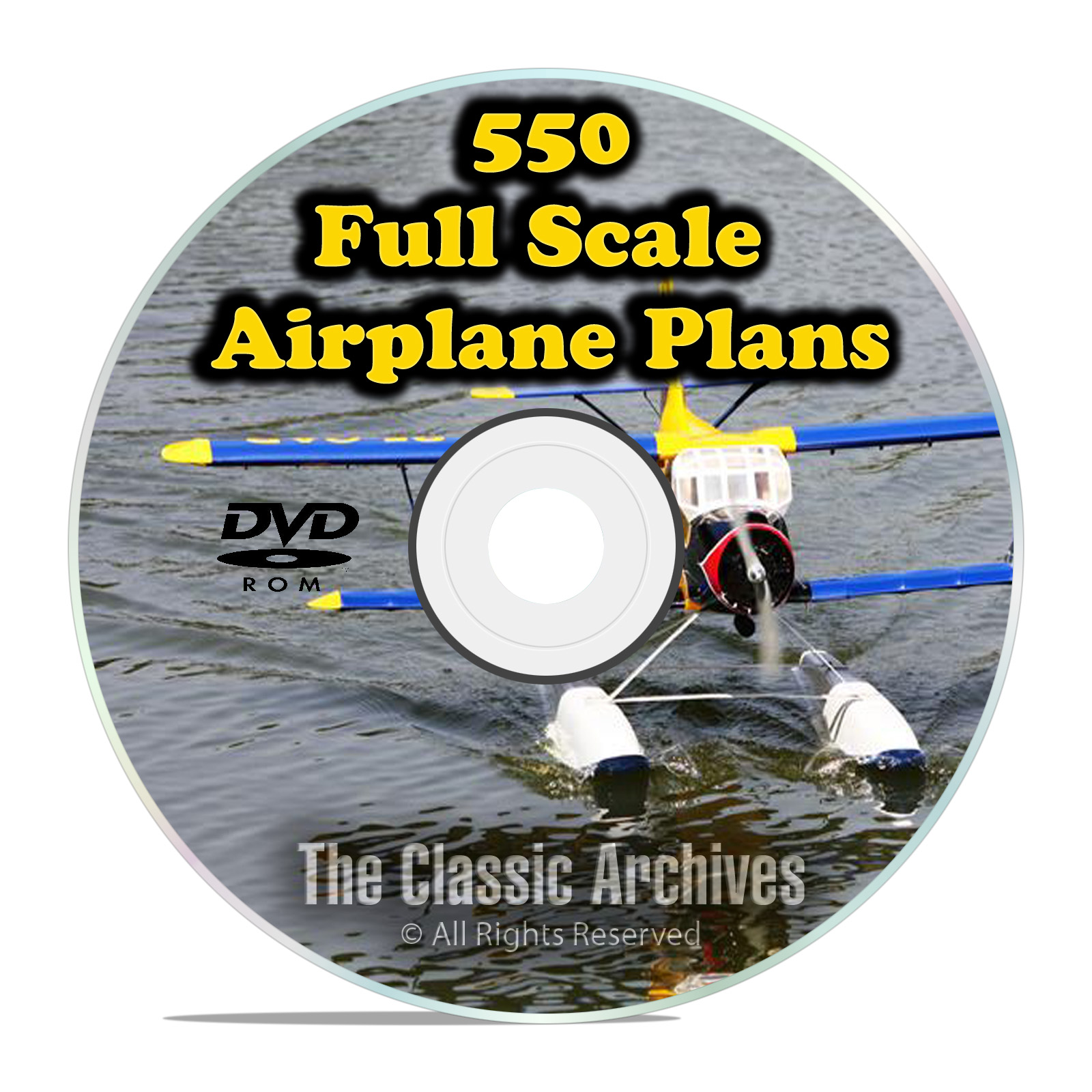 550 Giant Scale RC Model Airplane Plans Templates, Bombers Military PDF DVD - Click Image to Close