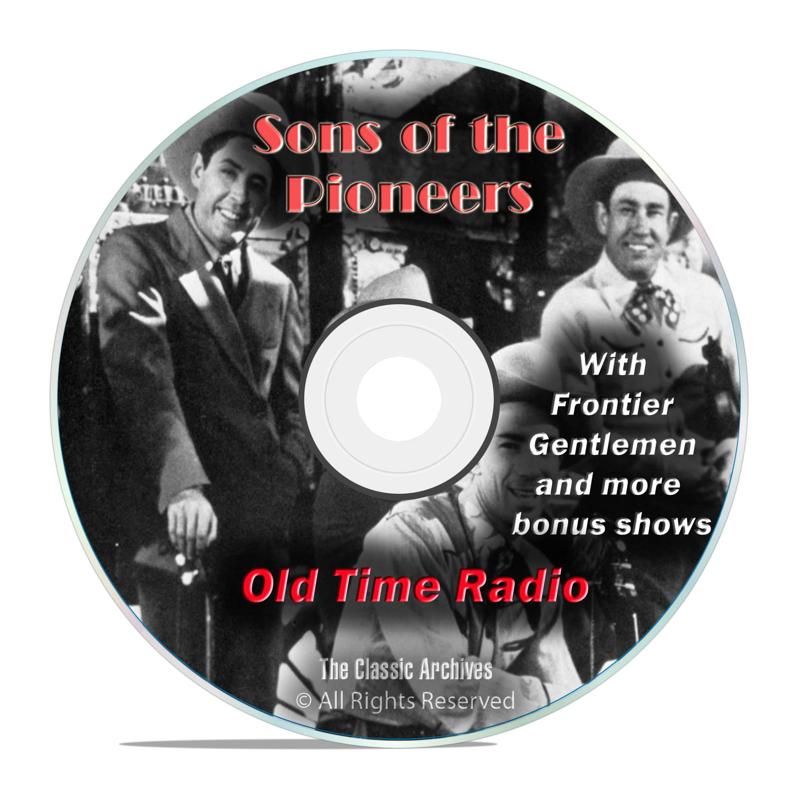 Sons Of The Pioneers, 1,018 Episodes Old Time Radio Westerns, OTR DVD MP3
