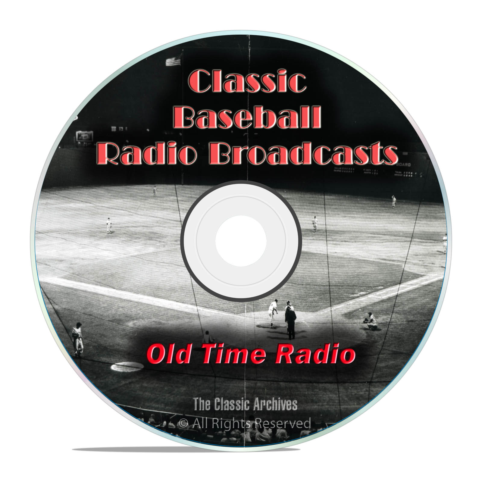 Baseball Old Time Radio Broadcasts, 693 Classic Sports Broadcast OTR DVD - Click Image to Close