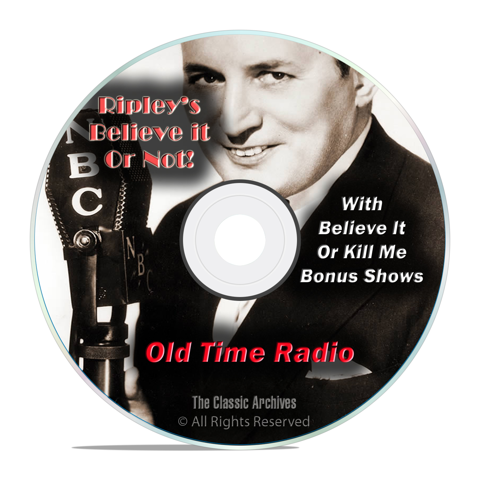Ripley's Believe It Or Not!, 1,483 Old Time Radio Shows, Weird OTR, DVD - Click Image to Close