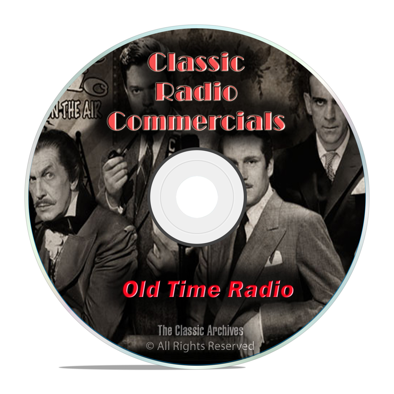 1,483 Classic Old Time Radio Commericals, Ads, Advertisments mp3 OTR DVD