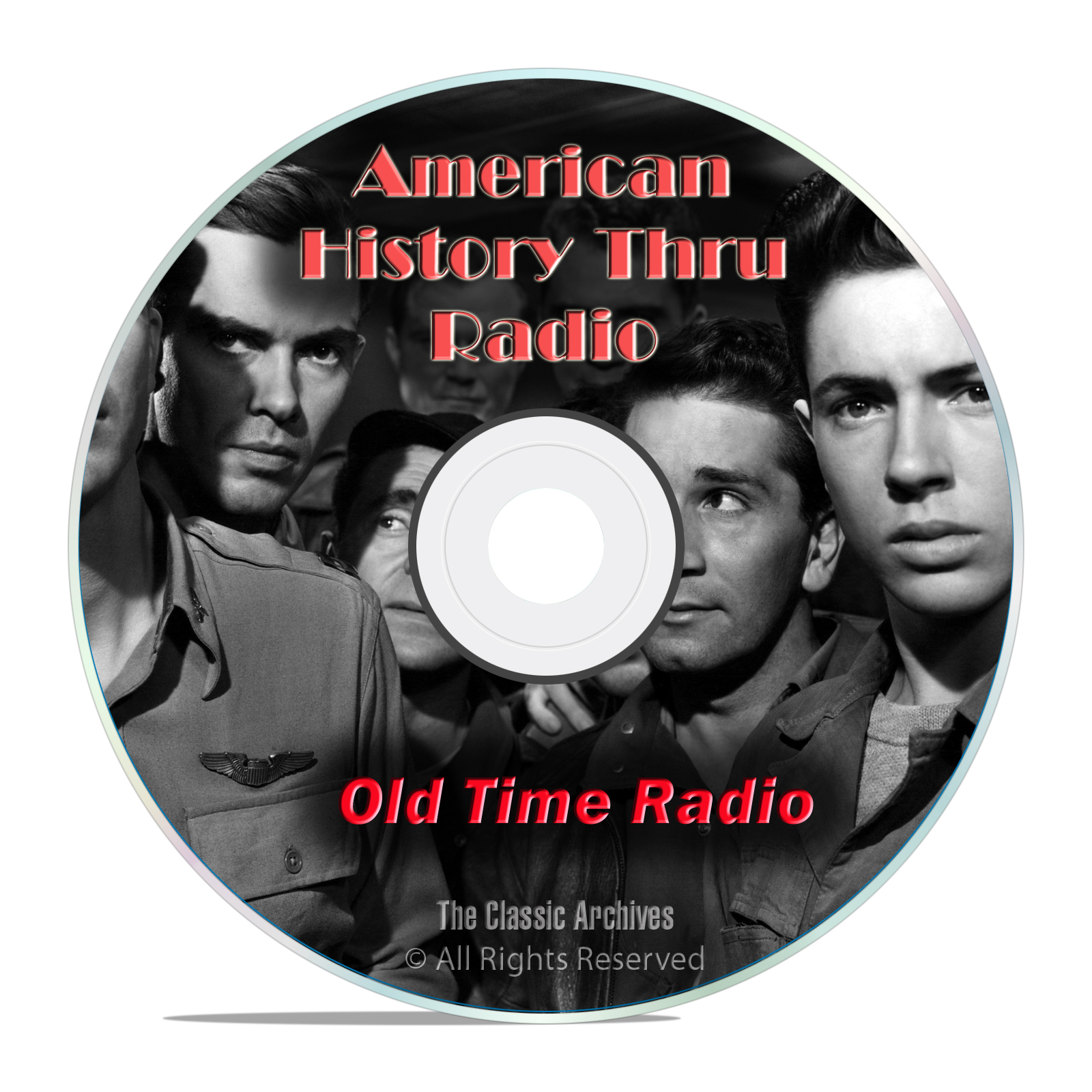 American History Thru The Eyes of Radio, 598 Old Time Radio Shows, OTR DVD - Click Image to Close