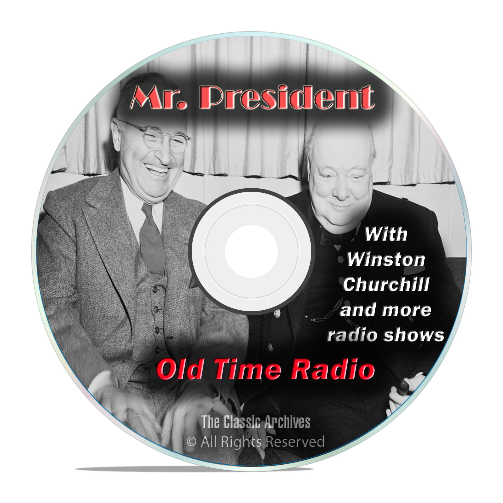 Mr President, 923 Old Time Radio Shows WWII Winston Churchill mp3 DVD - Click Image to Close