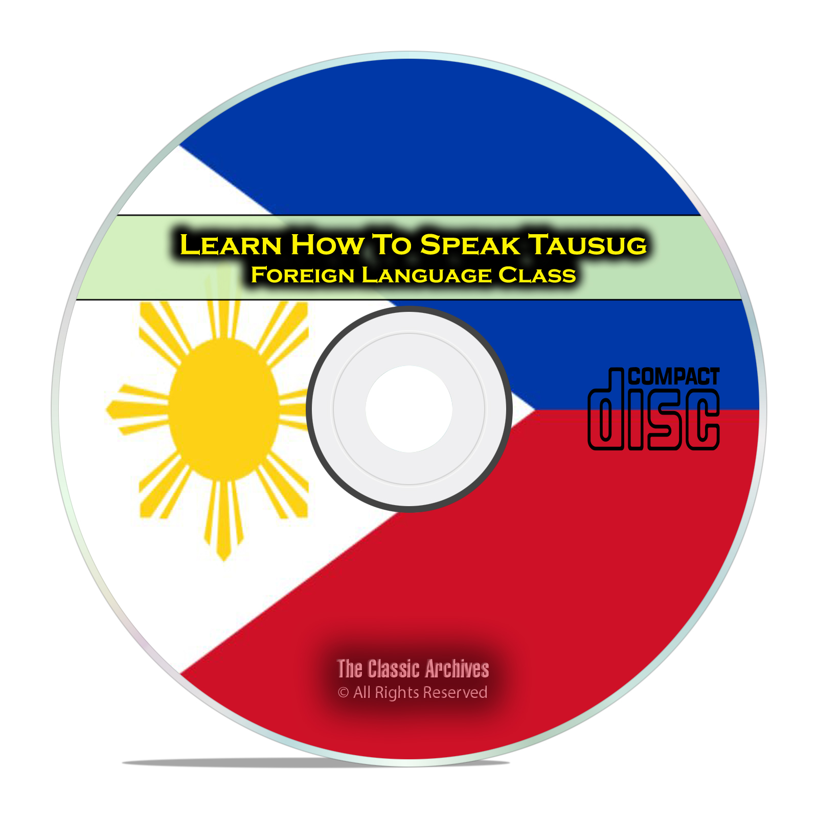 Learn How To Speak Tausug, Fast & Easy Foreign Language Training Course CD