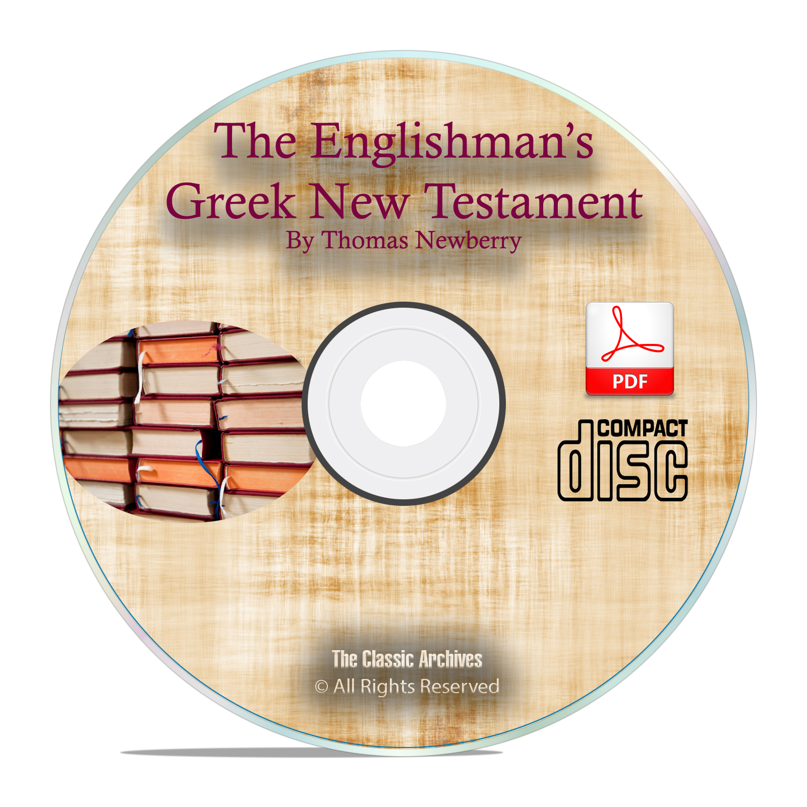 ENGLISHMAN'S GREEK NEW TESTAMENT INTERLINEAR BIBLE, KJV Bible Study PDF CD - Click Image to Close
