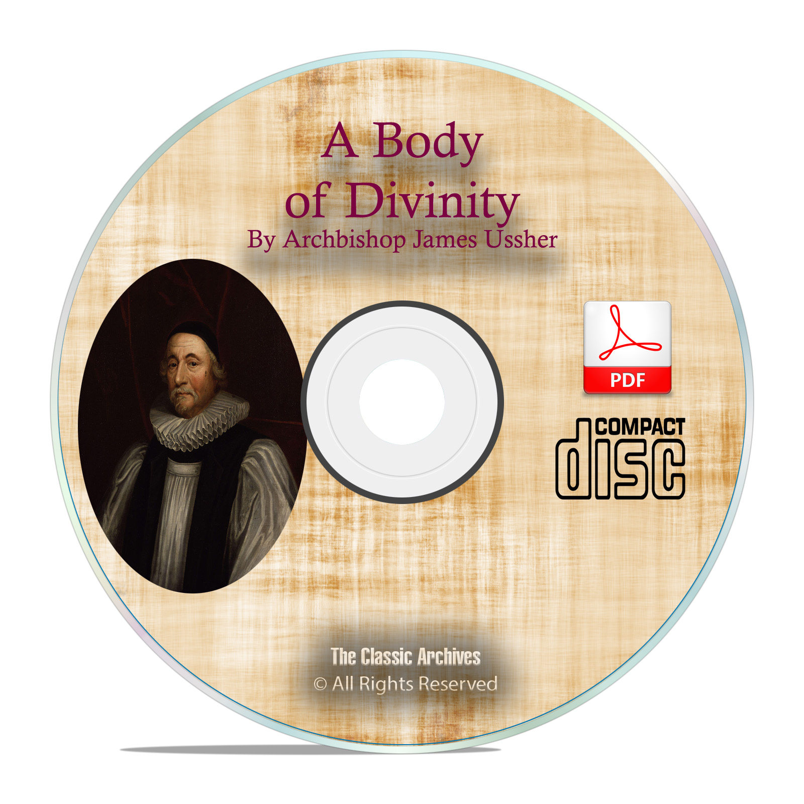 Body of Divinity, by James Ussher, Christian Bible Study Commentary PDF CD