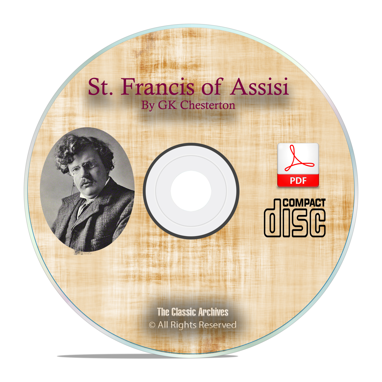 St. Francis of Assisi, GK Chesterton Christian Church History Bible PDF CD