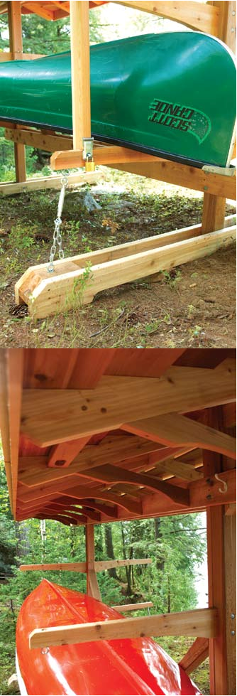 free canoe rack wood plans