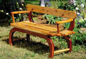 Build an Outdoor Loveseat for your Yard - Click Image to Close