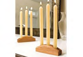 Build a Candle Holders from Leftover Hardwood Flooring