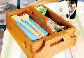 Cart Your Cutlery with this Stacked Tray