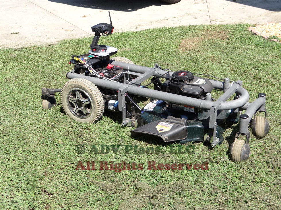 How to Build A Remote Control RC Lawn Mower, Full Color Instruction Plans - Click Image to Close