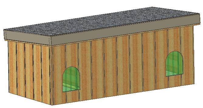 Insulated doghouse plans
