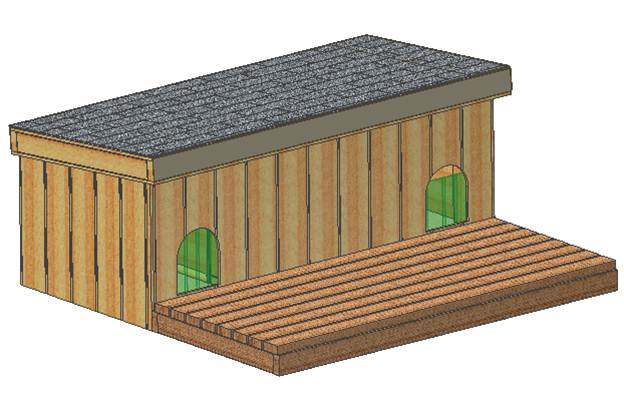 Insulated doghouse plans