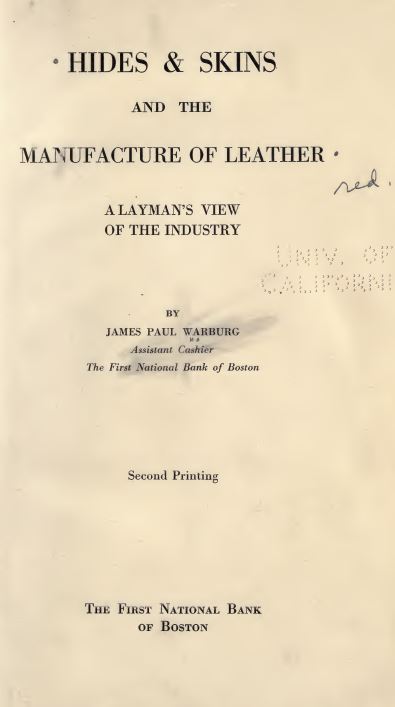 Vintage leatherworking leather Library