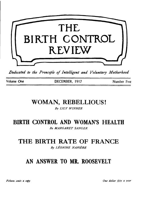 The Birth Control Review