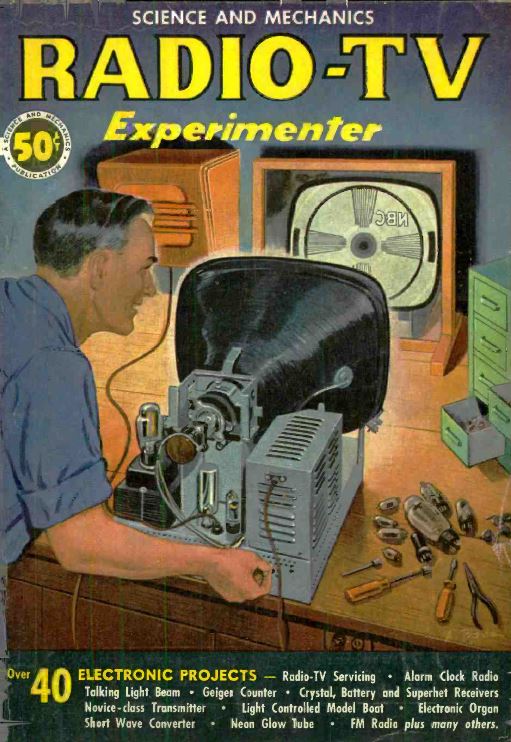 1950 Popular Mechanics Radio PDF TV and Electronics Handbook CDROM 