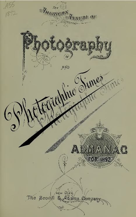 The American Annual of Photography